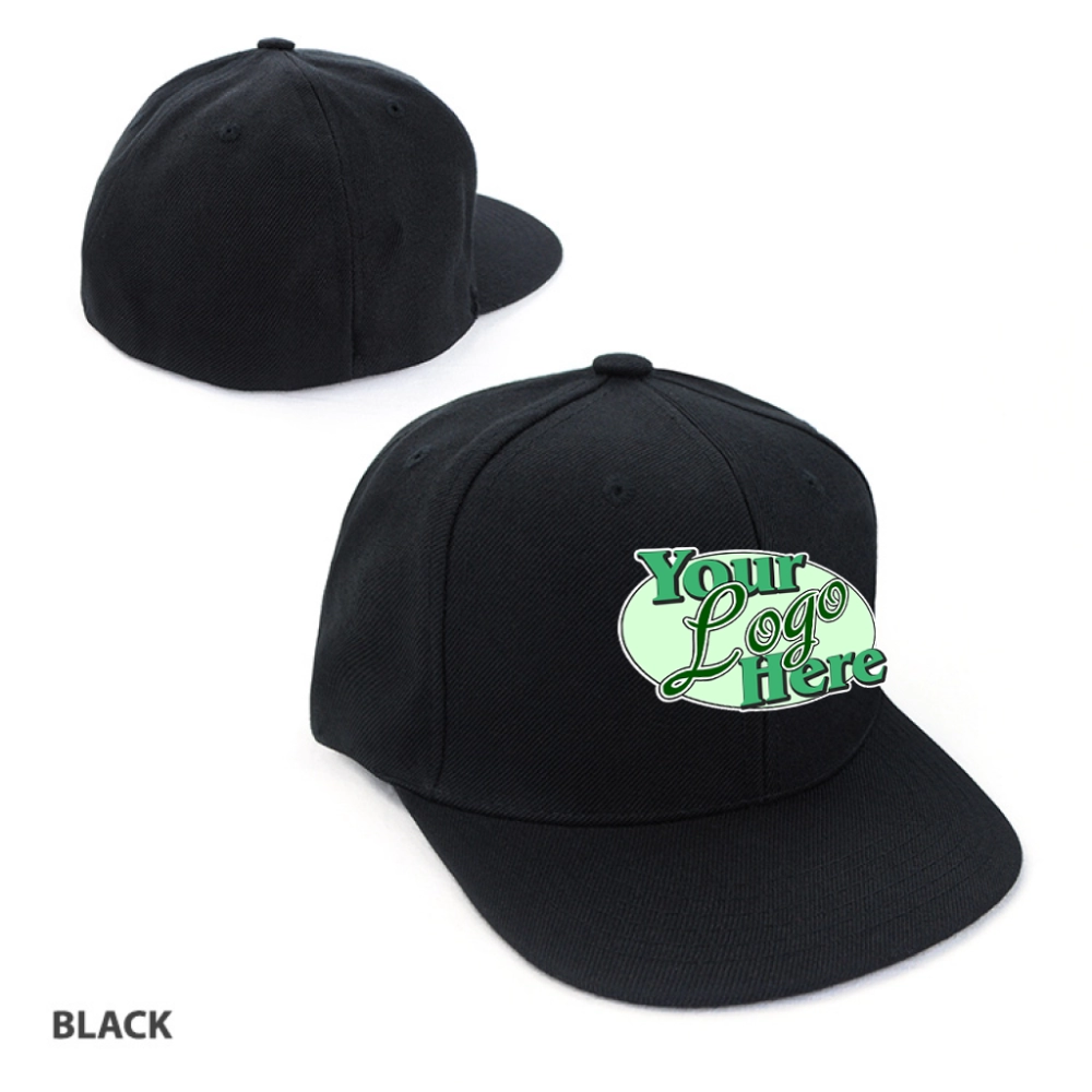 FITTED CAP (FLAT BRIM)