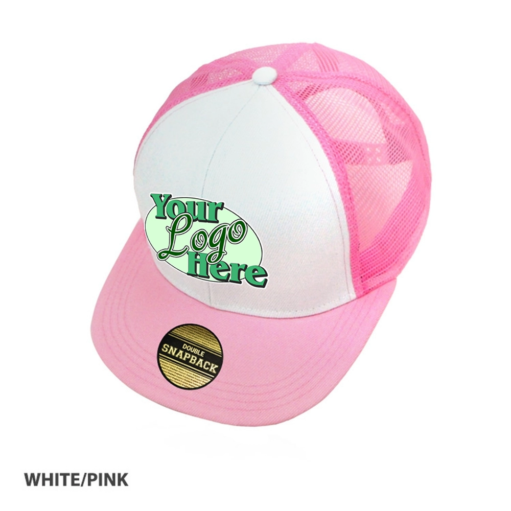 SNAPBACK MESH CAP (FLAT BRIM)