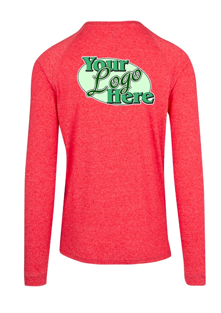 RAMO 130GSM LONG SLEEVE HEATHER TSHIRT