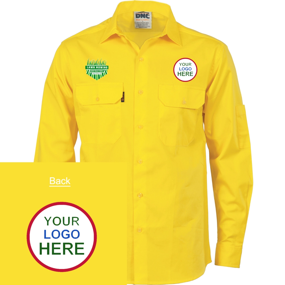DNC COOL BREEZE LONG SLEEVE WORK SHIRT
