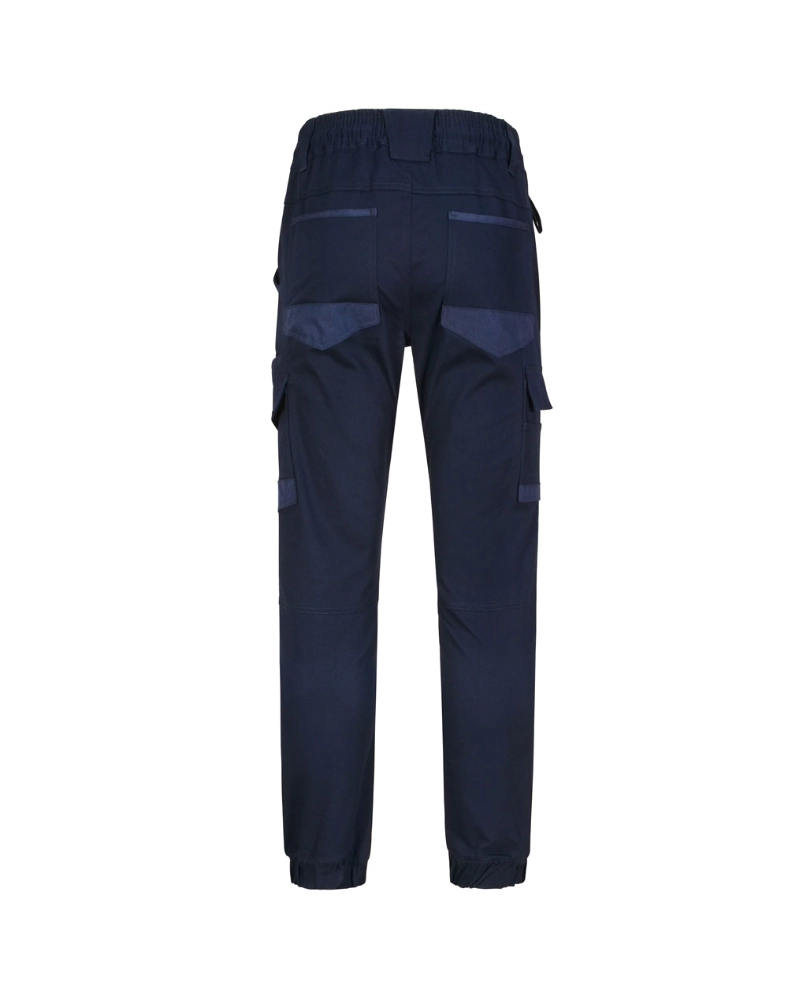 AIW UNISEX COTTON STRETCH DRILL CUFFED WORK PANTS