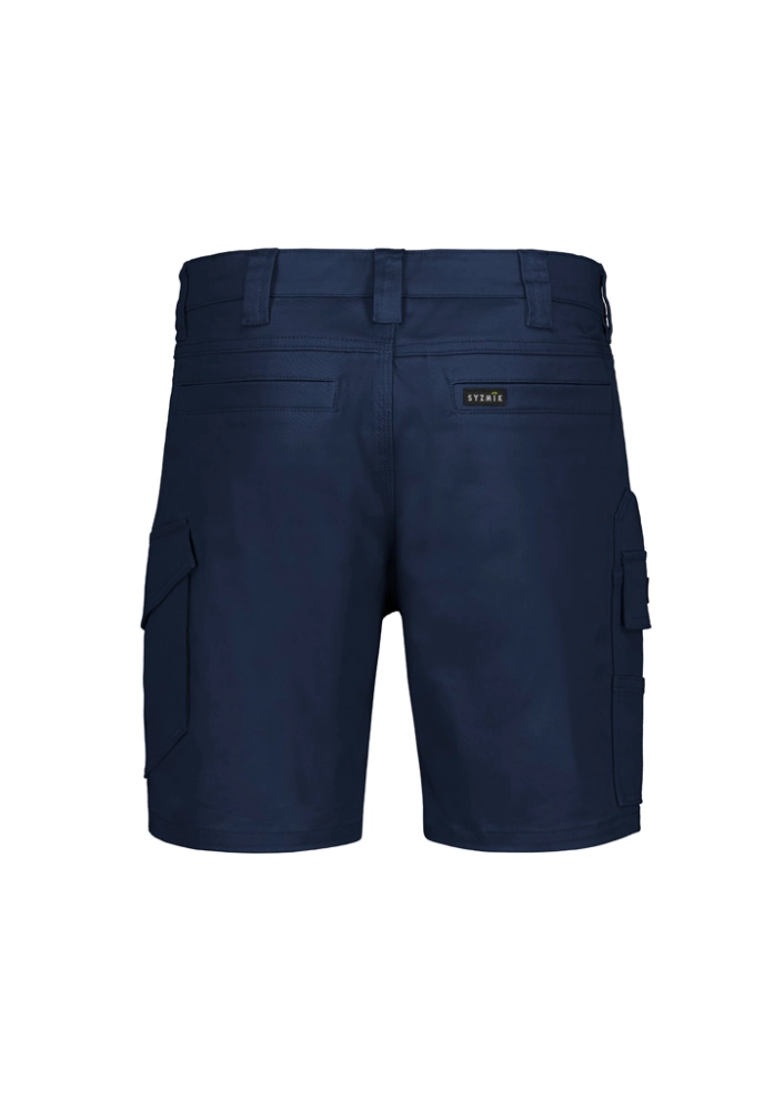 SYZMIK  MENS ESSENTIAL STRETCH CARGO SHORT